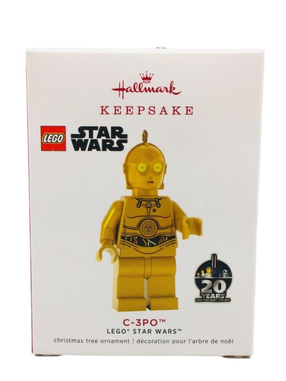 Hallmark Keepsake 2019 Lego Star Wars C-3PO Christmas Tree Ornament